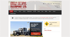 Desktop Screenshot of newhopetransport.com